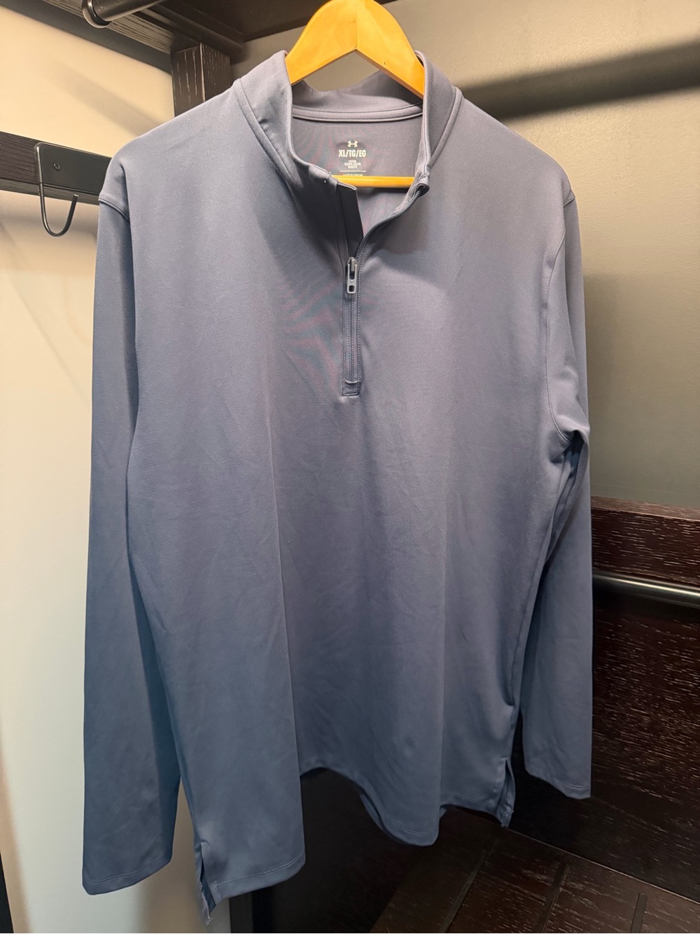 Under Armour Men's Blue Quarter-Zip Performance Long Sleeve